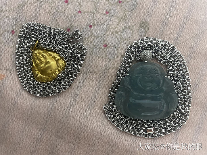 双十一成果展之三铂金龙虾扣双环珍珠链_金