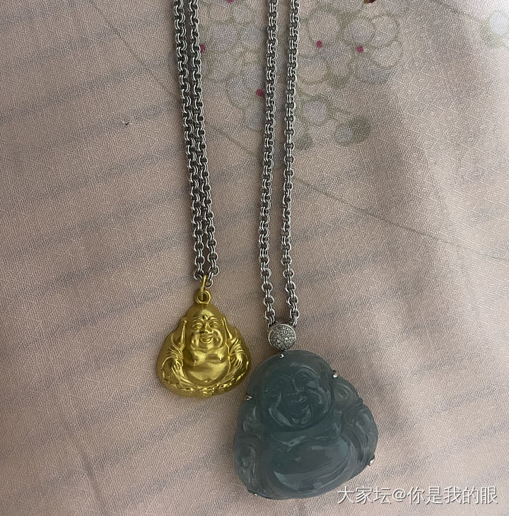双十一成果展之三铂金龙虾扣双环珍珠链_金