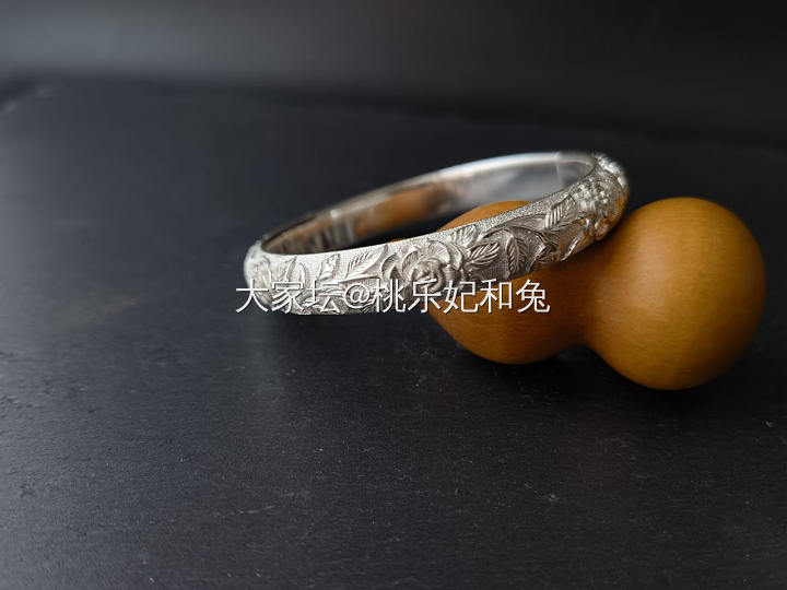 茶花镯_手镯银