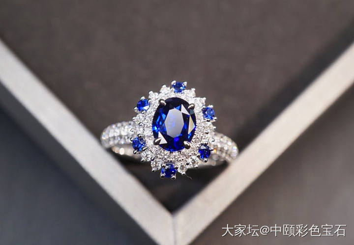 ##中颐天然皇家蓝蓝宝石戒指##  1.18ct  EGL证书_蓝宝石名贵宝石