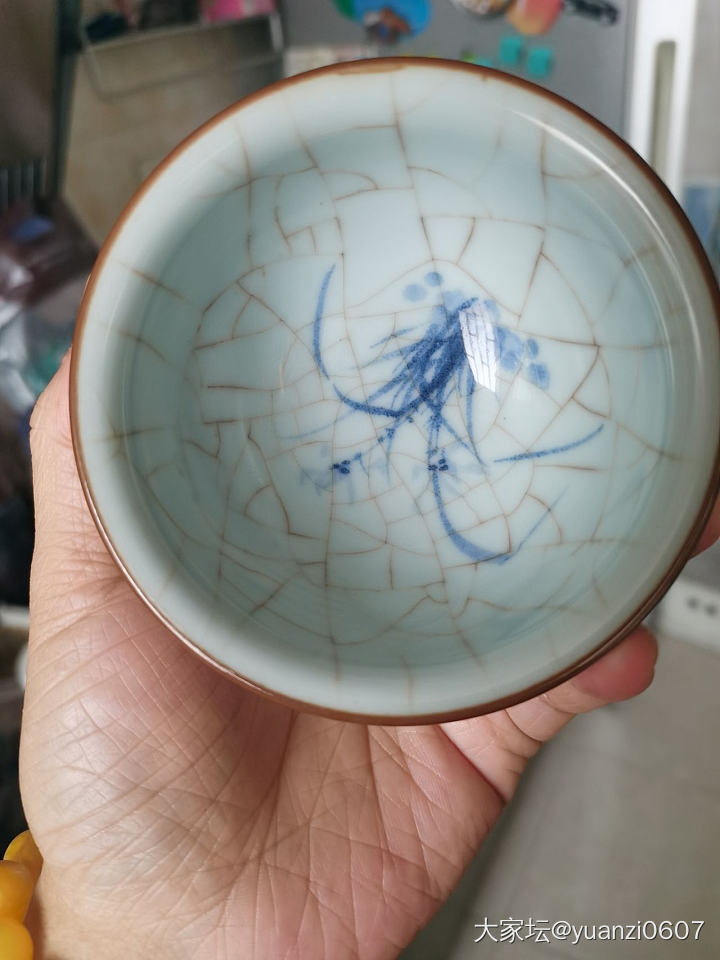 汝窑开片_陶瓷