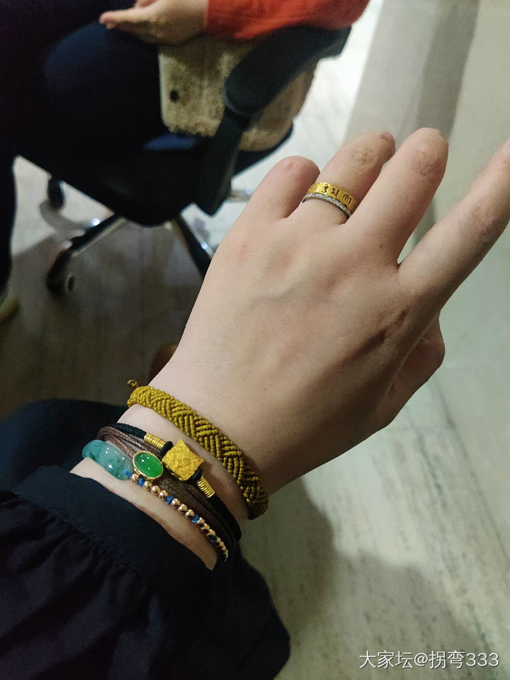 斜卷结初尝试 之。最后复习篇，土黄色～_编绳