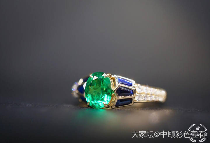 ##中颐天然赞比亚祖母绿戒指##  0.67ct_戒指祖母绿名贵宝石