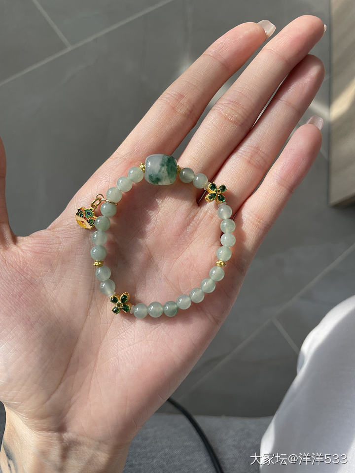 DIY足金翡翠珠_串珠翡翠