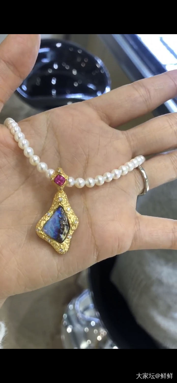 大家看看K黄效果怎么样_镶嵌彩色宝石