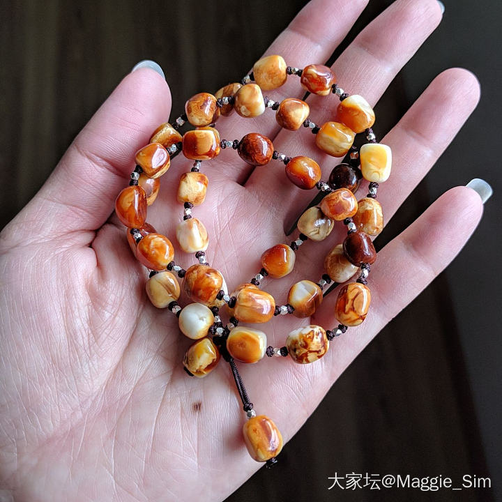 焦糖串_琥珀蜜蜡