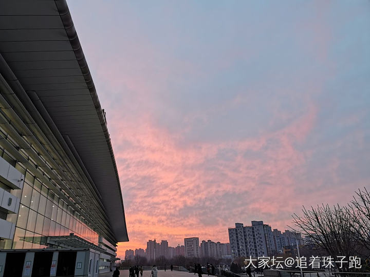 今早北京的朝霞_景色