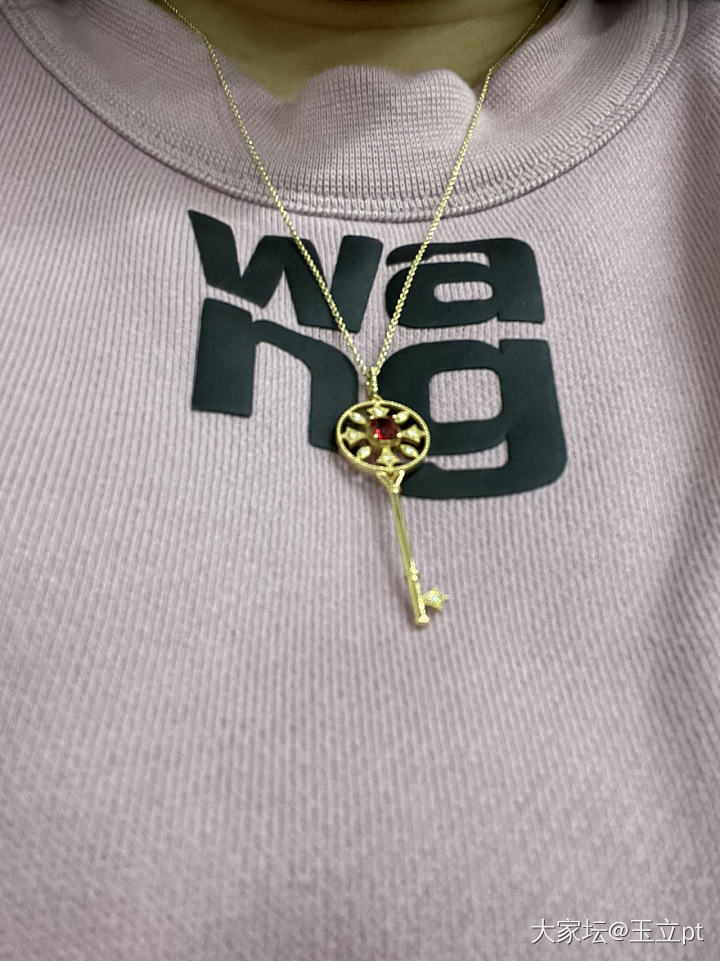 新买的钥匙_毛衣链尖晶石
