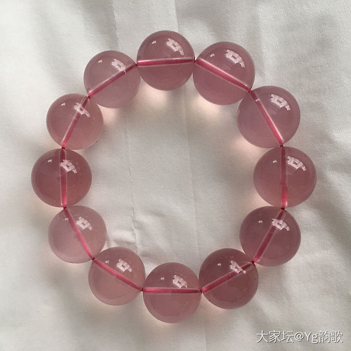 粉晶手链_水晶