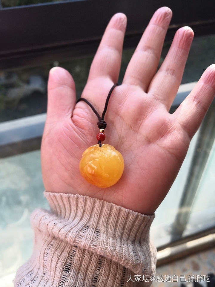 唯一一个蜜蜡~小屁桃儿_琥珀蜜蜡