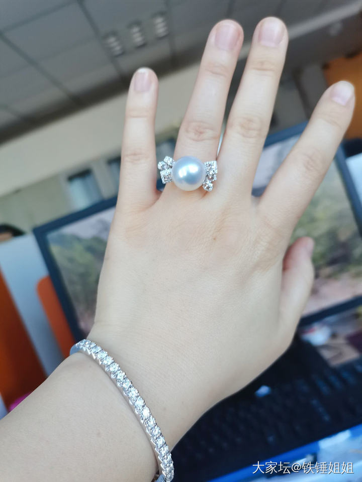 不行了，我太喜欢这个戒指了_钻石铂戒指有机宝石
