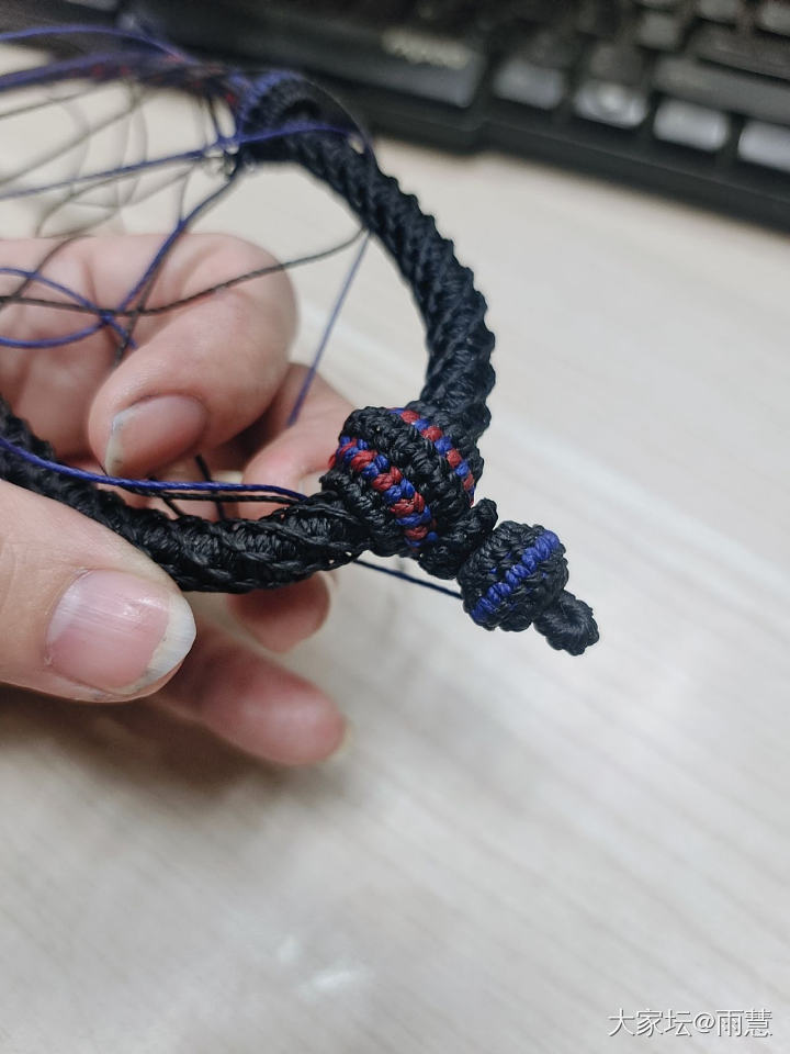 纯手工编项链绳，蚺_编绳