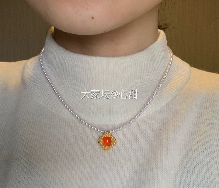 几条珍珠diy成品秀图😍_珍珠