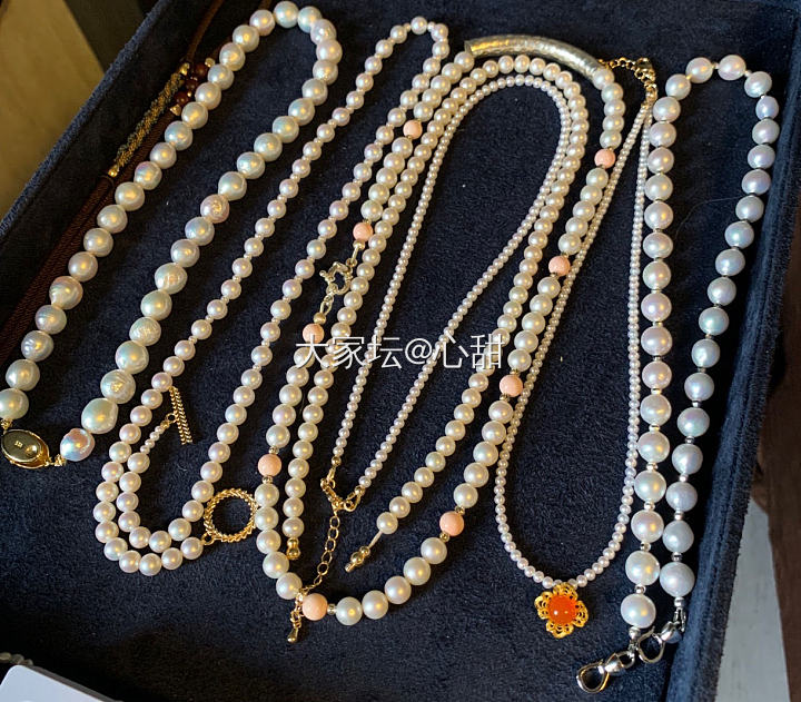 几条珍珠diy成品秀图😍_珍珠