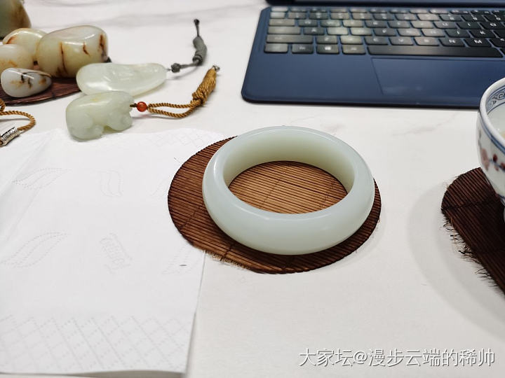 双休常规动作，品茗、复盘、盘玉😜_手镯