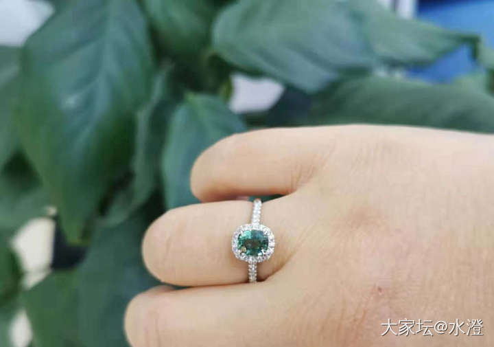 [秀]上次看到薄荷绿碧玺，抓耳挠腮的喜欢_碧玺首饰