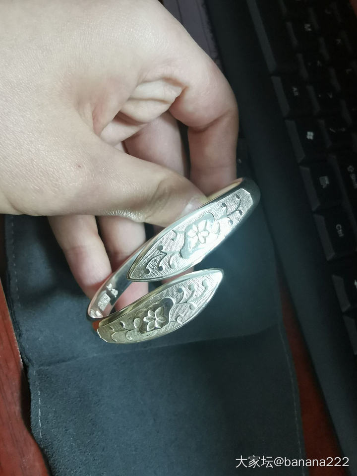 张宝源 莲花关镯  宝子们一起来秀秀吧😋_匠人银