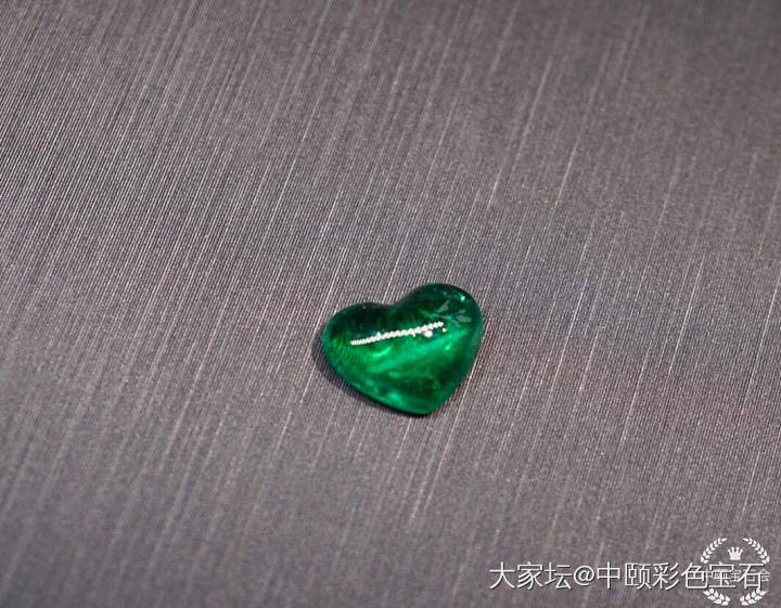 ##中颐天然哥伦比亚素面祖母绿##  1.27ct_祖母绿名贵宝石