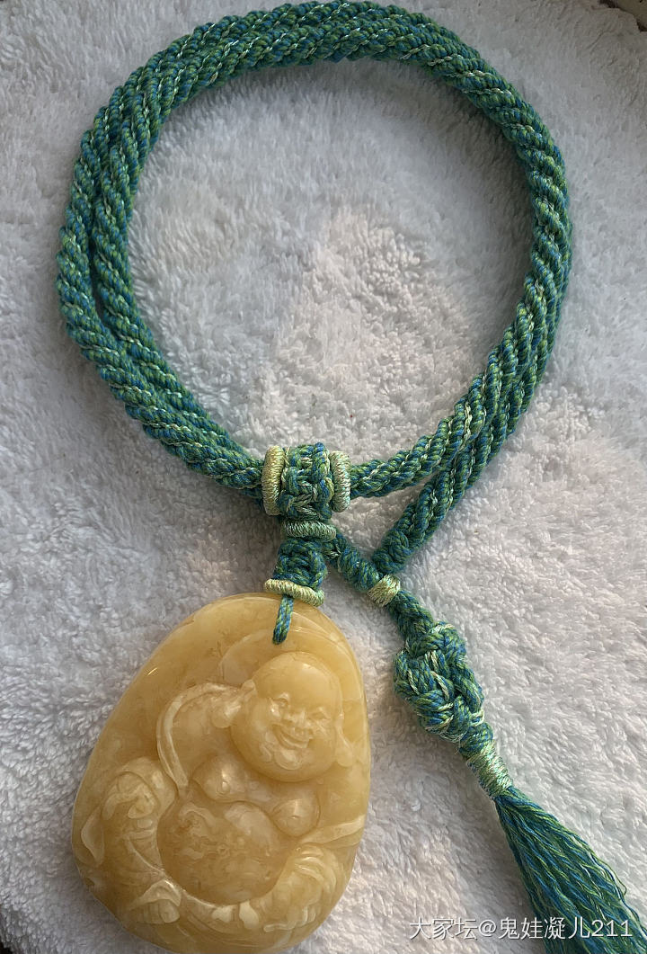 平安是福，知足常乐_编绳琥珀蜜蜡