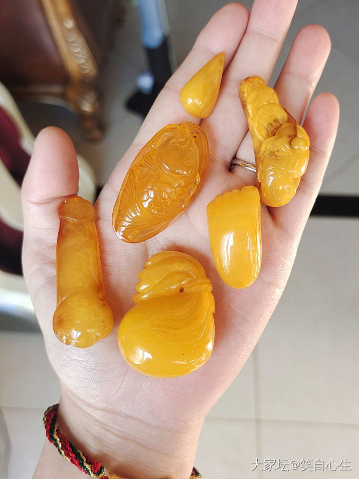 那些年买过的蜜蜡 和两只强行入镜的猫_琥珀蜜蜡