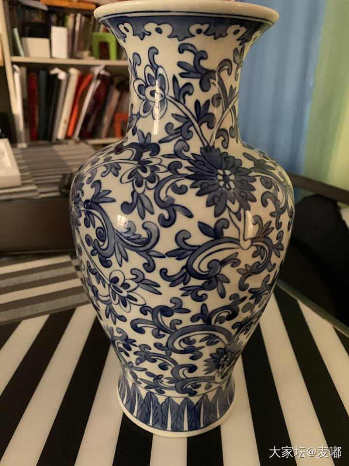 不懂就问，清青花瓷（落款 乾隆年制）年份价值_陶瓷