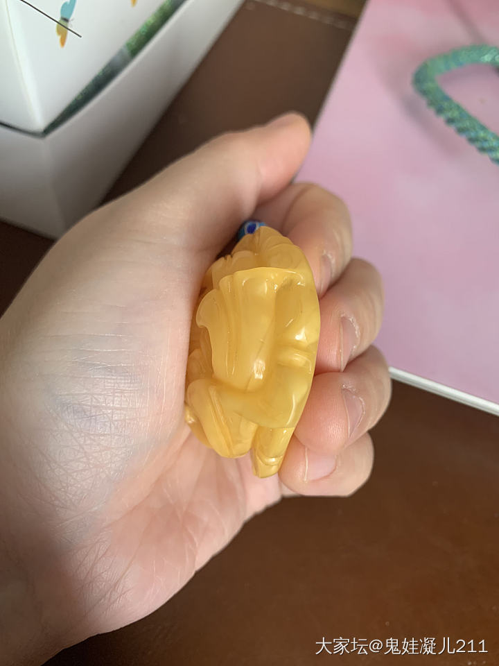 牡丹➕牡丹_琥珀蜜蜡