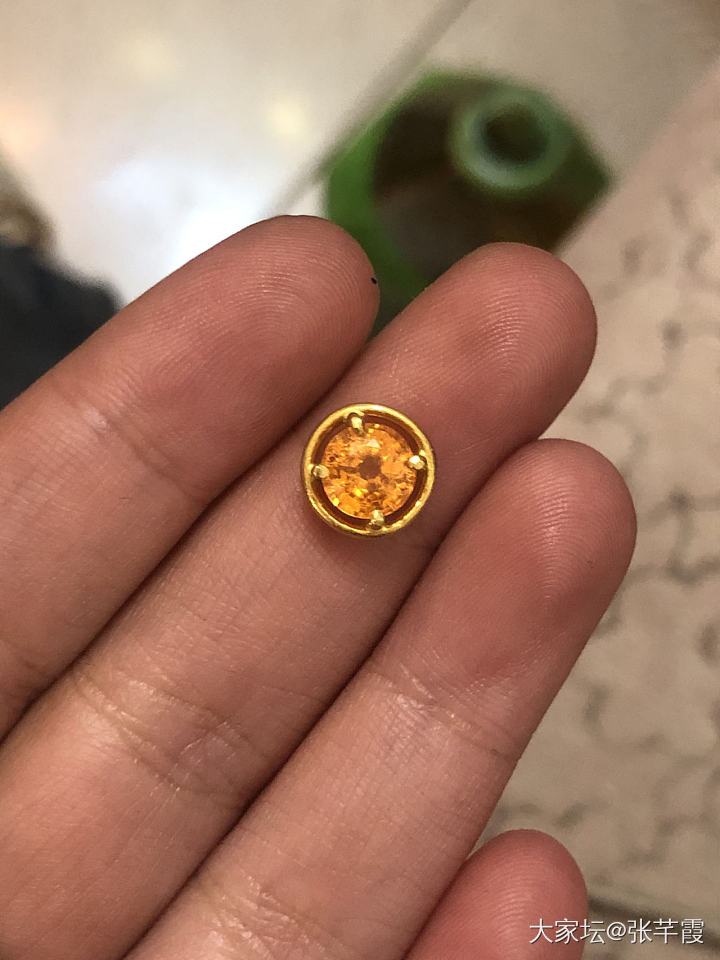 买了一颗血贵的芬达_芬达彩色宝石