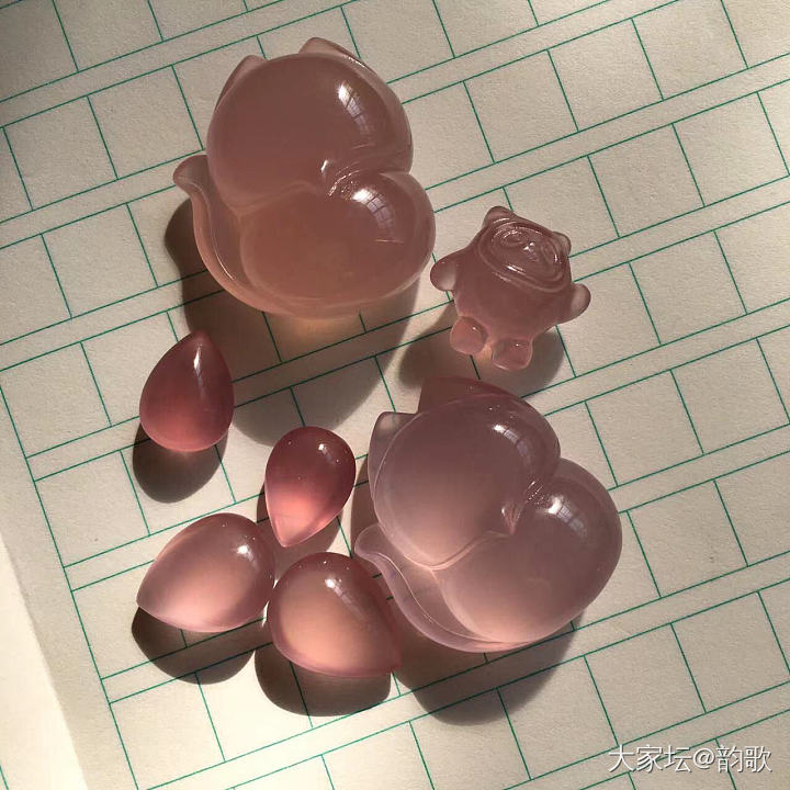 一堆小可爱_粉晶
