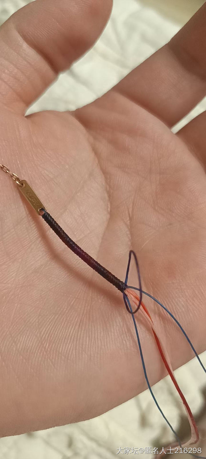 第一次编腊线…_编绳