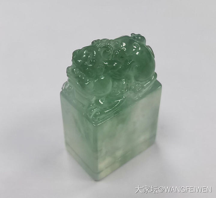入了个翡翠印章求个镶嵌款式_求款式翡翠