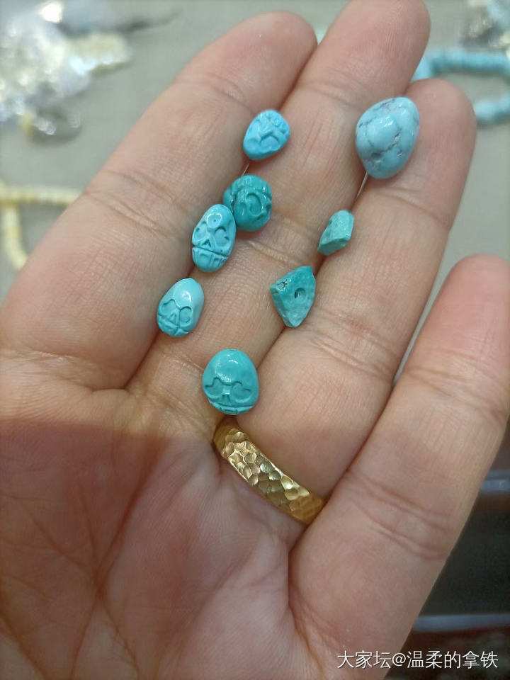 卡家锤纹戒指_打金