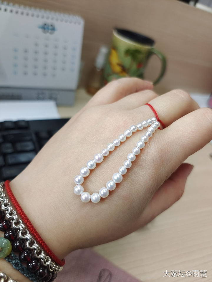 3.5-4，4-4.5，5-6的akoya珍珠，1.0孔道！_有机宝石