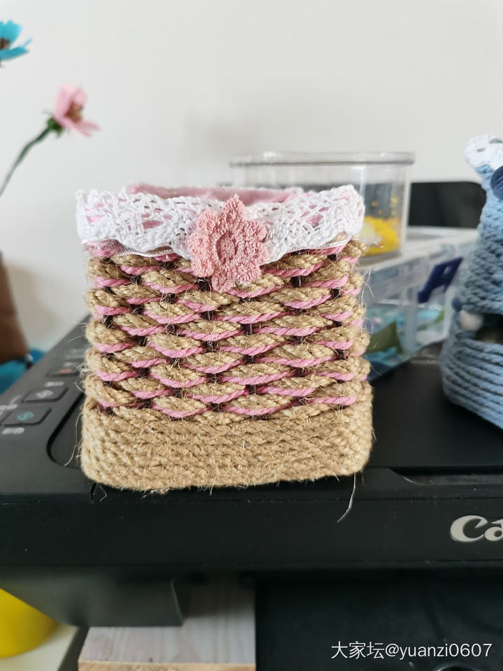 做了个花瓶_手工diy