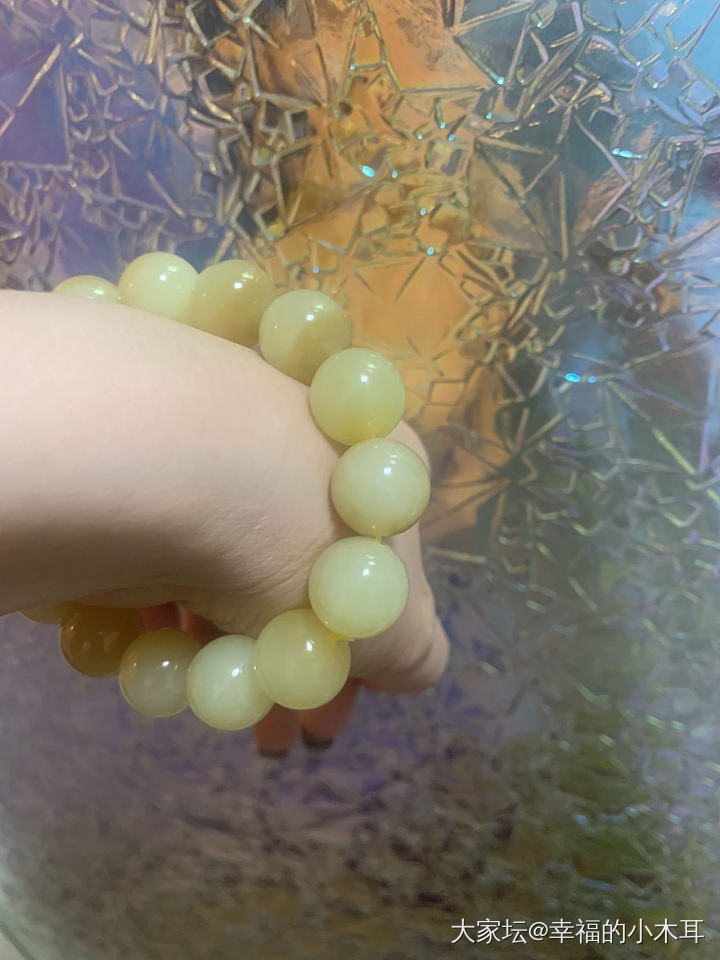 ❤️若羌？不大懂～_珠串和田玉黄玉
