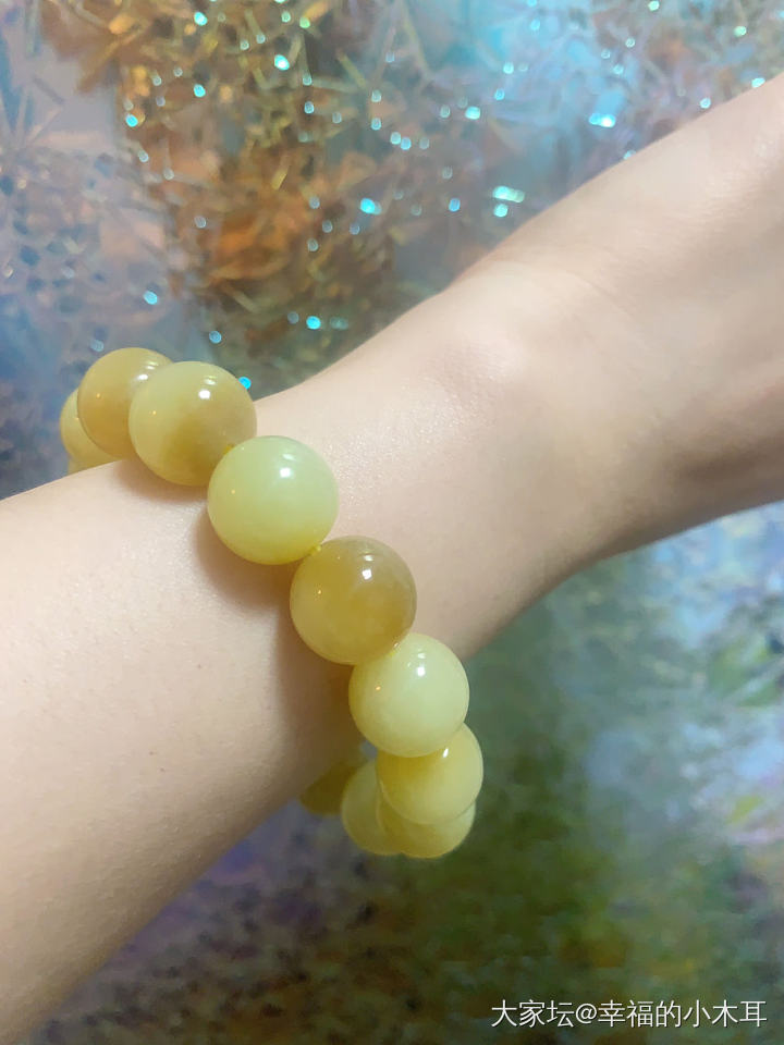 ❤️若羌？不大懂～_珠串和田玉黄玉