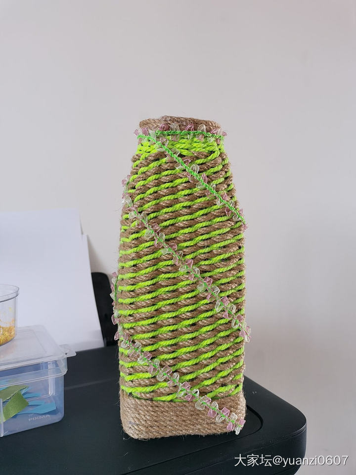 本来想做得春意盎然_手工diy