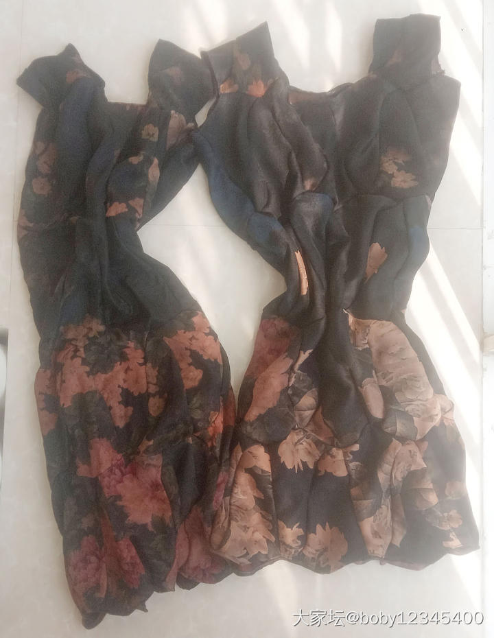 准备到夏天了，自己做的香云纱衣服，有人喜欢香云纱，