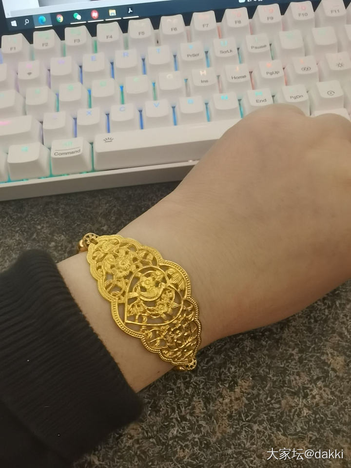 都来晒晒今天的左手～_银金