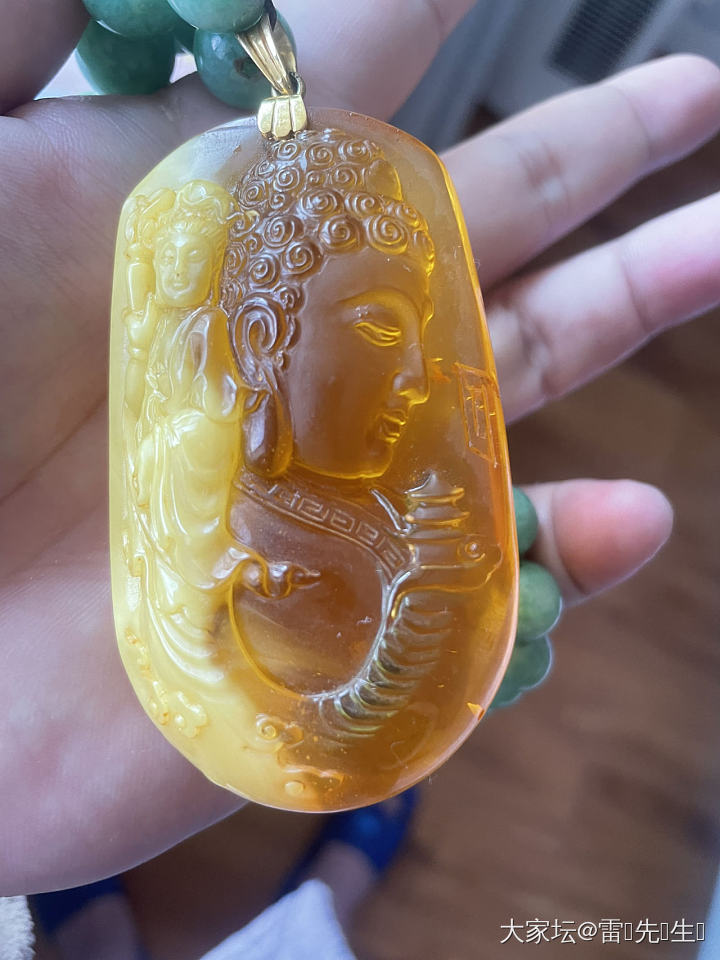 自己的蜜蜡观音_蜜蜡