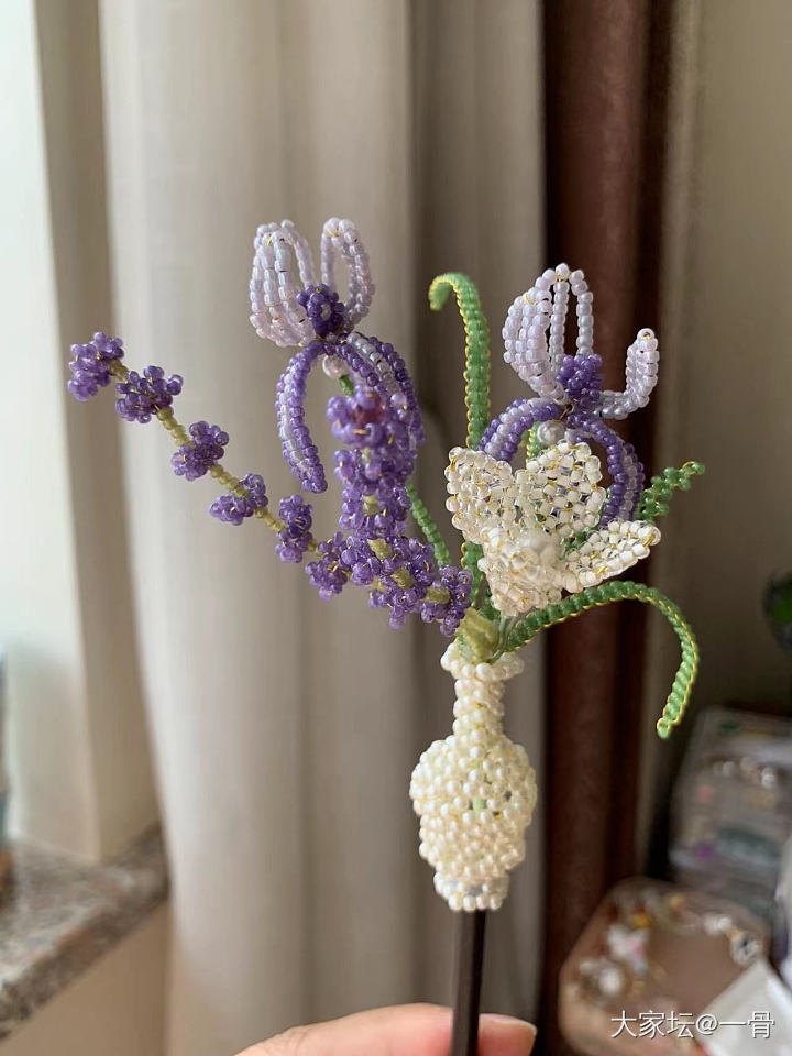 一点最近的辑珠作品_手工diy