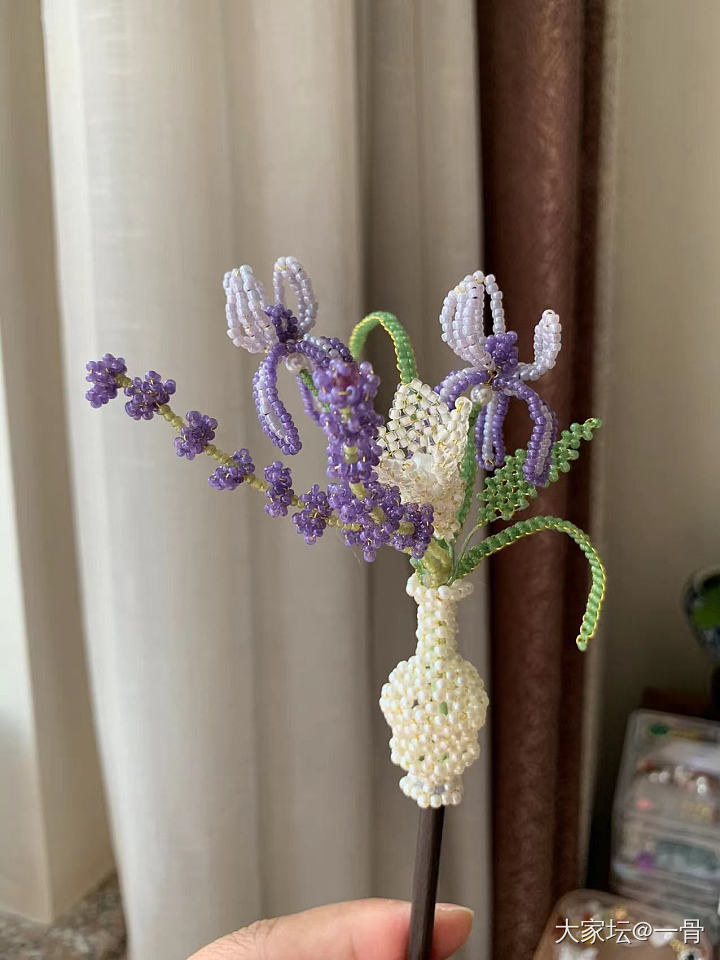 一点最近的辑珠作品_手工diy