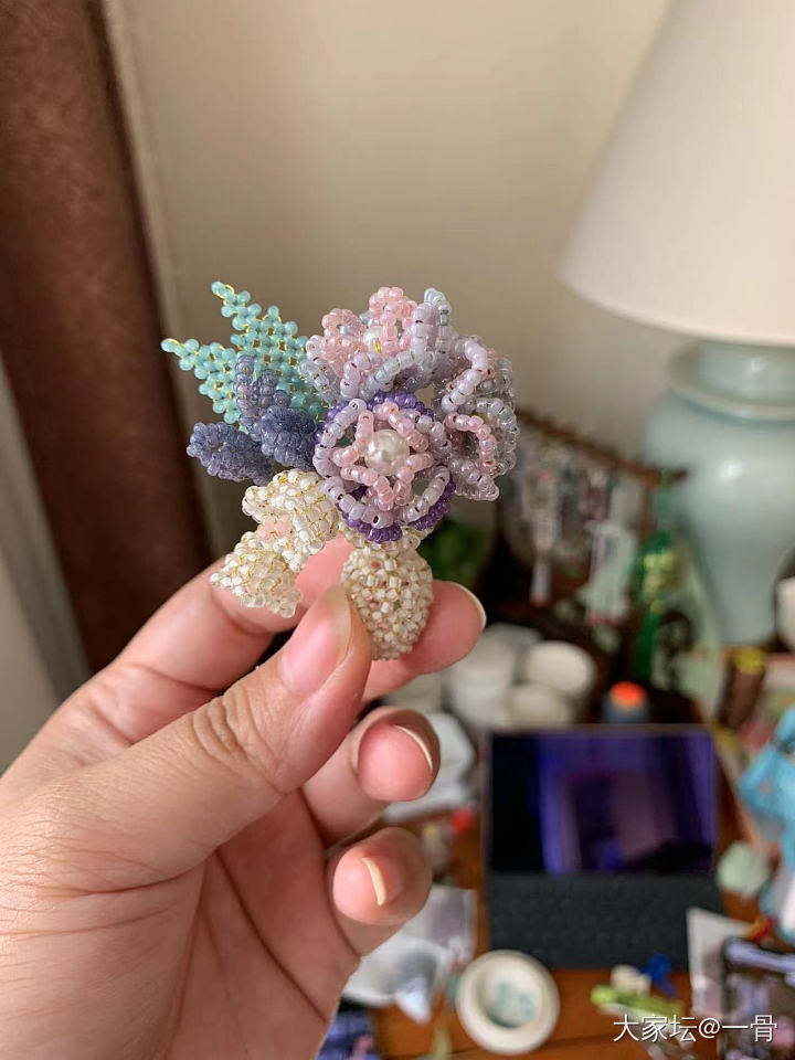 一点最近的辑珠作品_手工diy