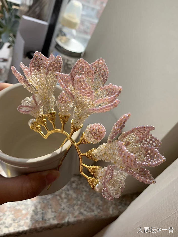 一点最近的辑珠作品_手工diy