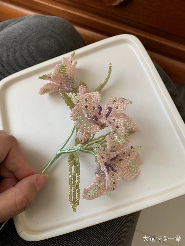 一点最近的辑珠作品_手工diy