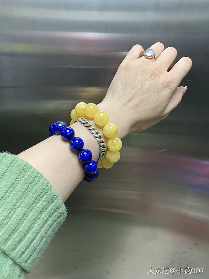 青金石➕蜜蜡_青金石琥珀蜜蜡