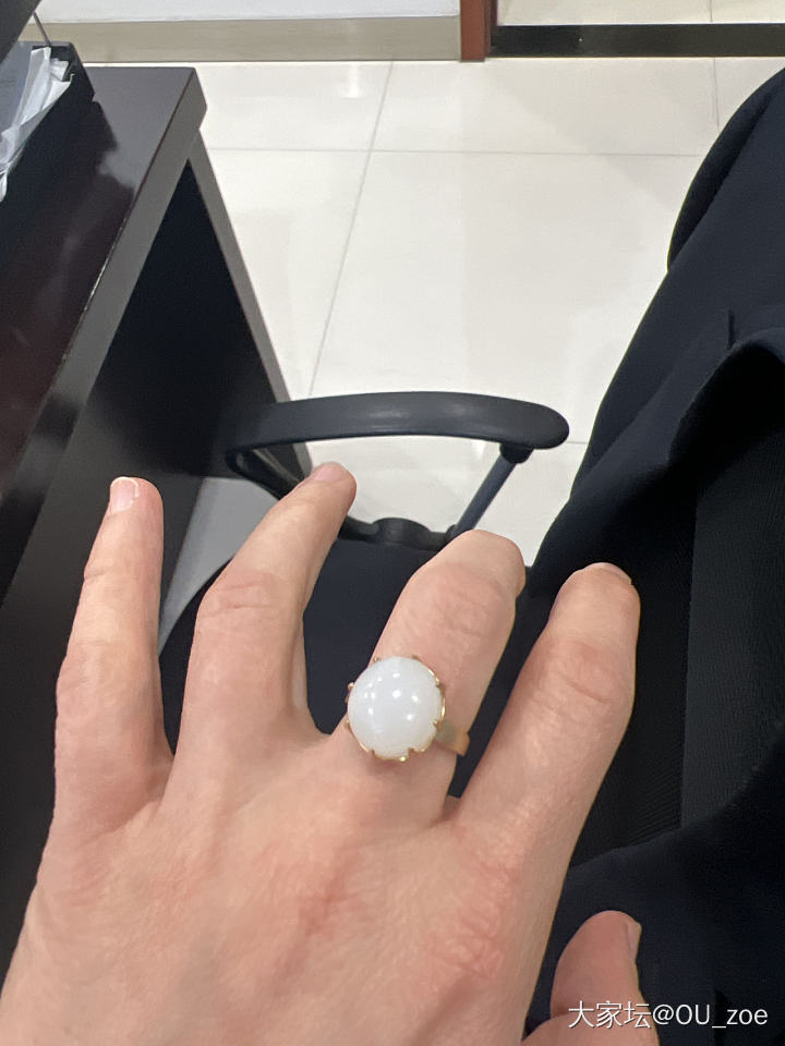 和田玉戒指，简约而不失高贵_戒指和田玉