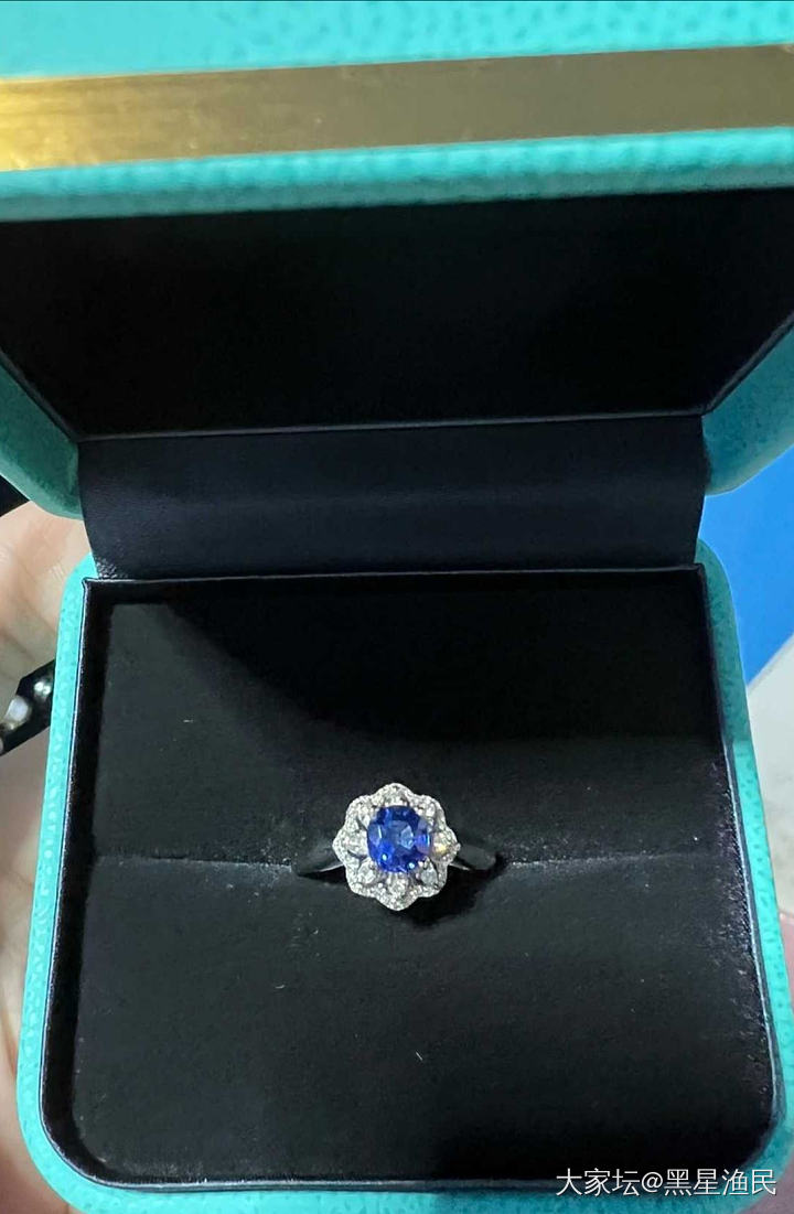 想问下这个蓝宝石品质及大概价格_蓝宝石
