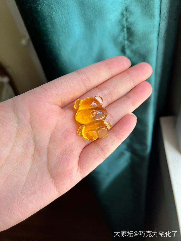 蜜蜡小熊 QQ糖_琥珀蜜蜡
