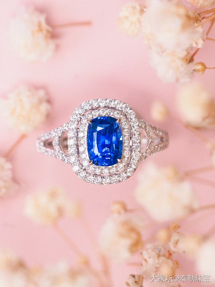 【泰勒彩宝】小万的蓝宝石戒指 日常小确幸_名贵宝石