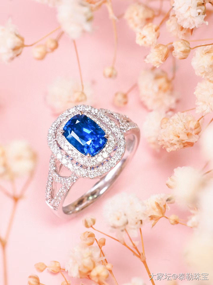 【泰勒彩宝】小万的蓝宝石戒指 日常小确幸_名贵宝石